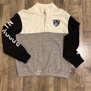 Brooklyn Nets Half-Zip sweater